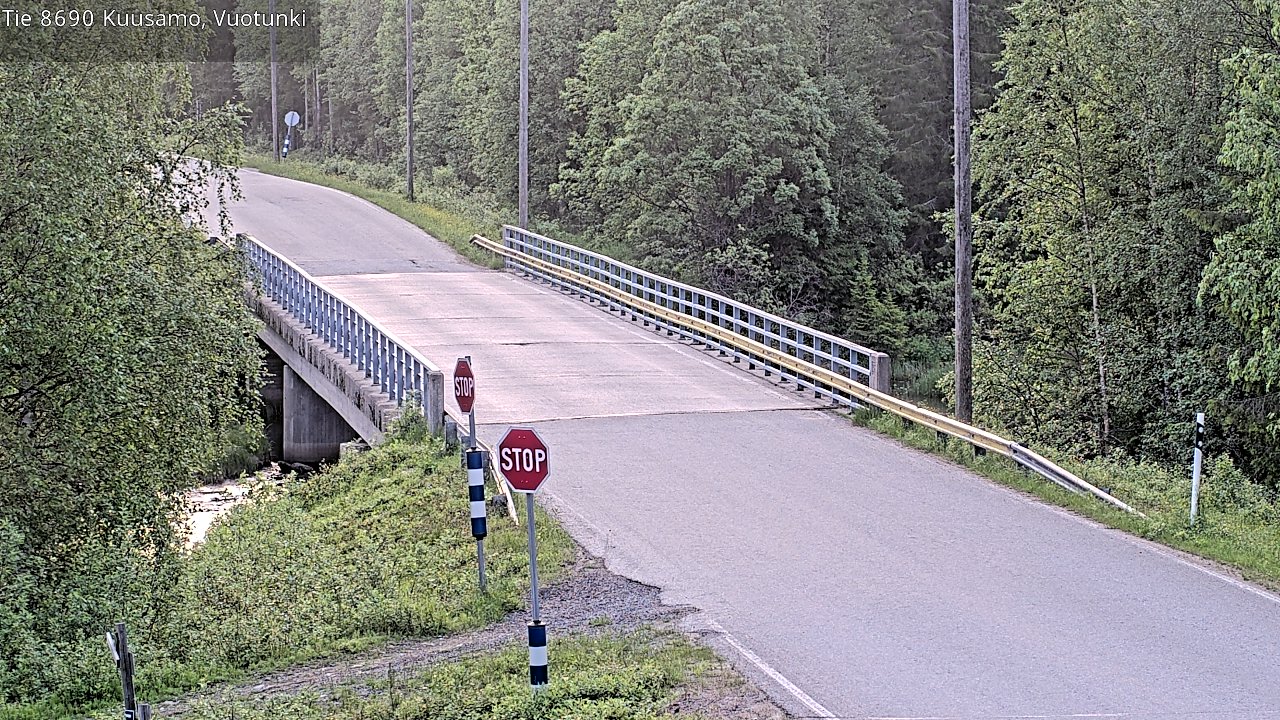 Kelikamerat Kuva Tie 8690 Kuusamo, Vuotunki, Kuusamo, Pohjois-Pohjanmaa