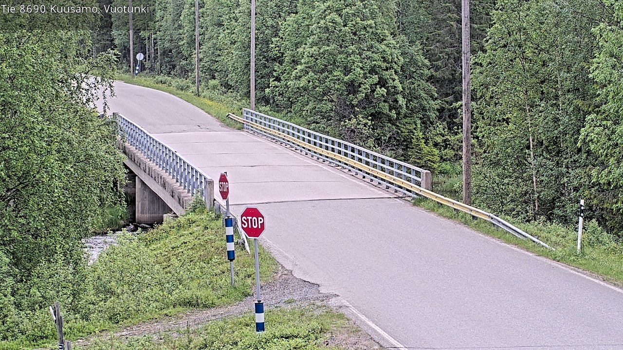 Kelikamerat Kuva Tie 8690 Kuusamo, Vuotunki, Kuusamo, Pohjois-Pohjanmaa