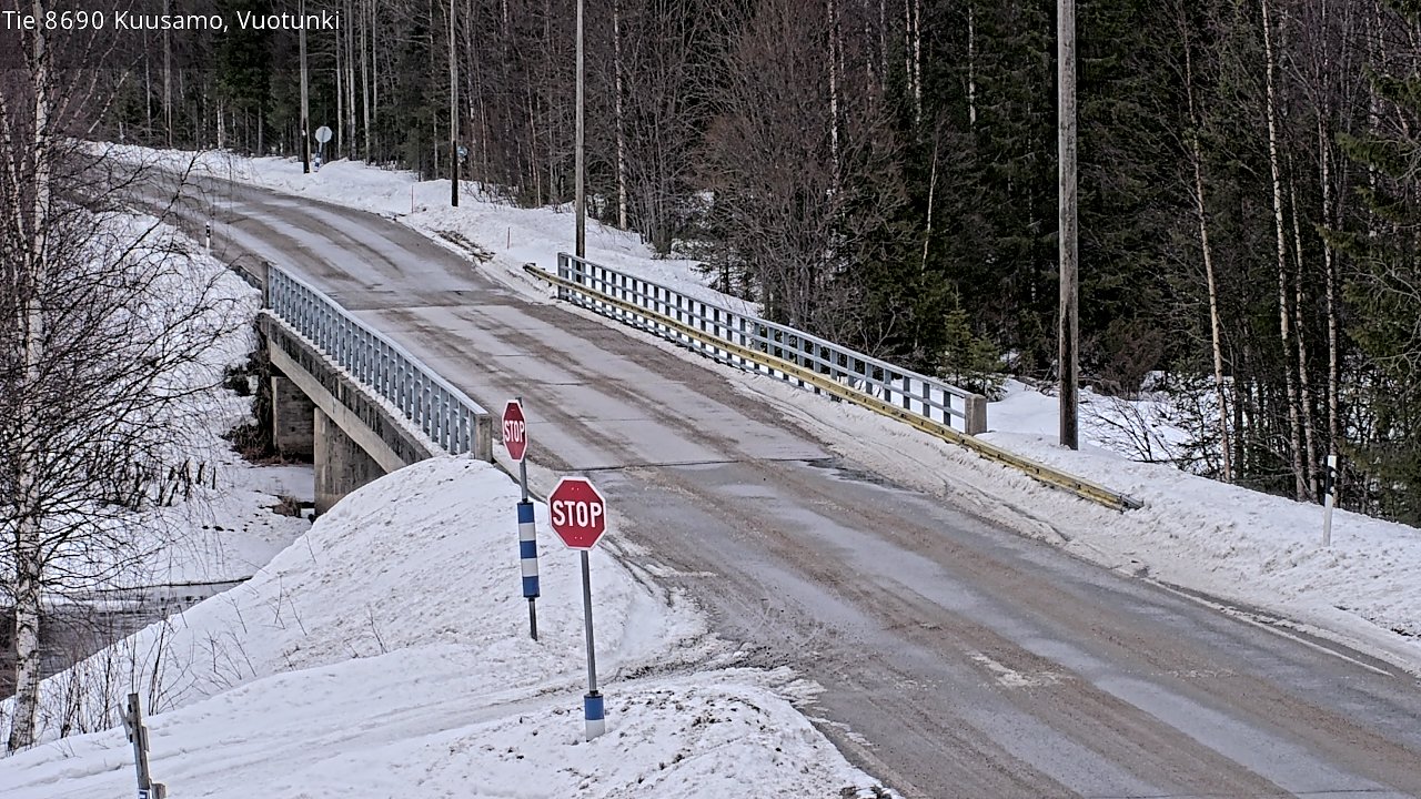 Kelikamerat Kuva Tie 8690 Kuusamo, Vuotunki, Kuusamo, Pohjois-Pohjanmaa