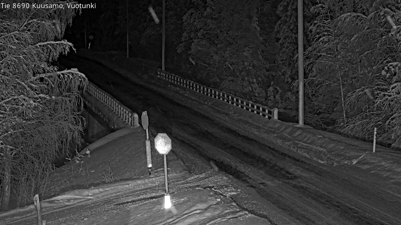 Kelikamerat Kuva Tie 8690 Kuusamo, Vuotunki, Kuusamo, Pohjois-Pohjanmaa