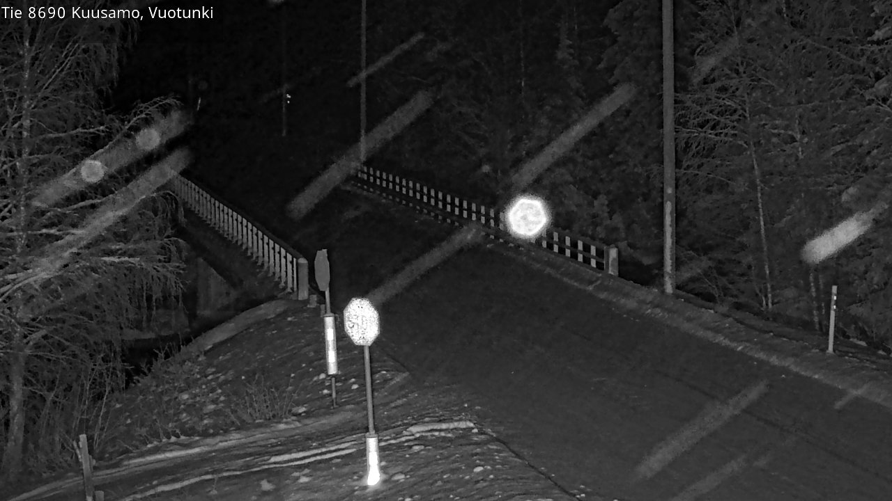 Kelikamerat Kuva Tie 8690 Kuusamo, Vuotunki, Kuusamo, Pohjois-Pohjanmaa