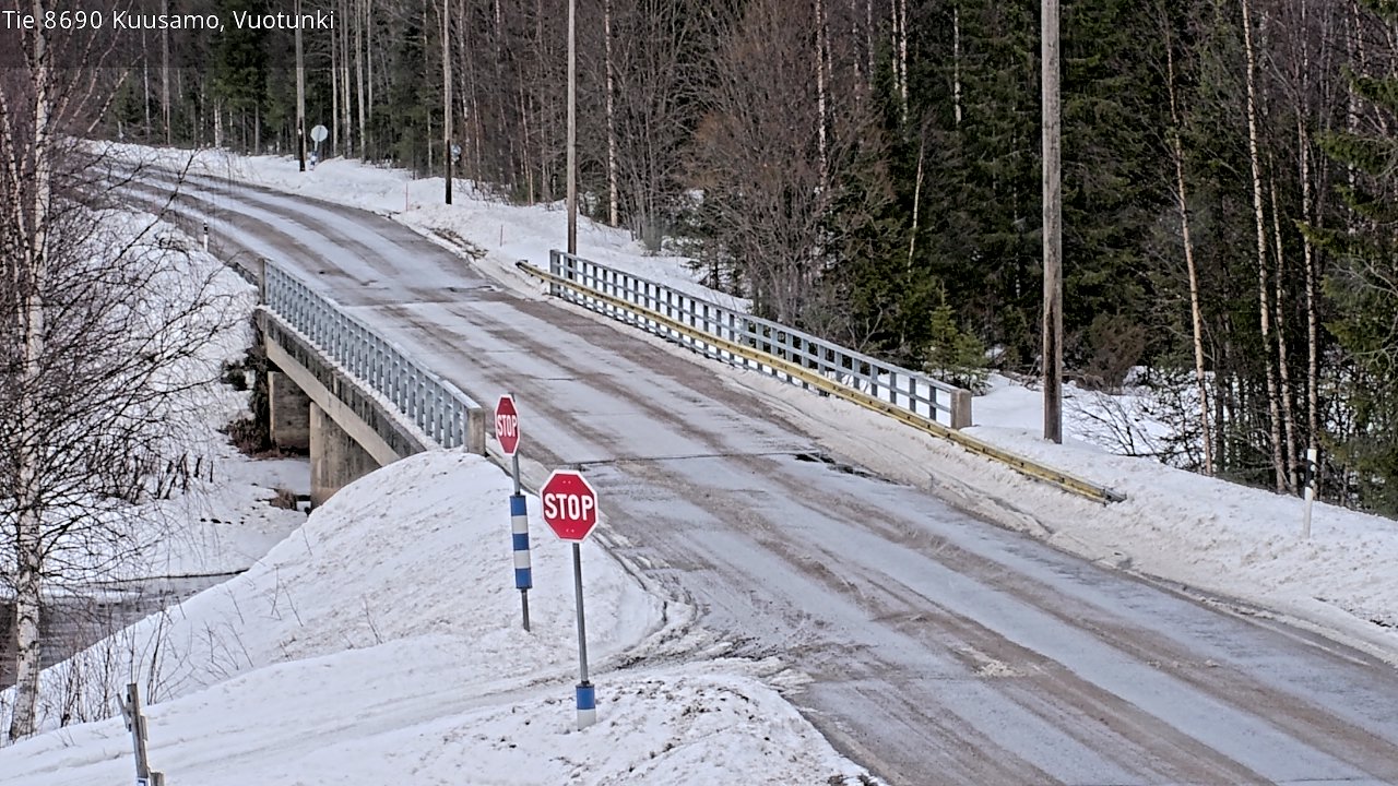 Kelikamerat Kuva Tie 8690 Kuusamo, Vuotunki, Kuusamo, Pohjois-Pohjanmaa