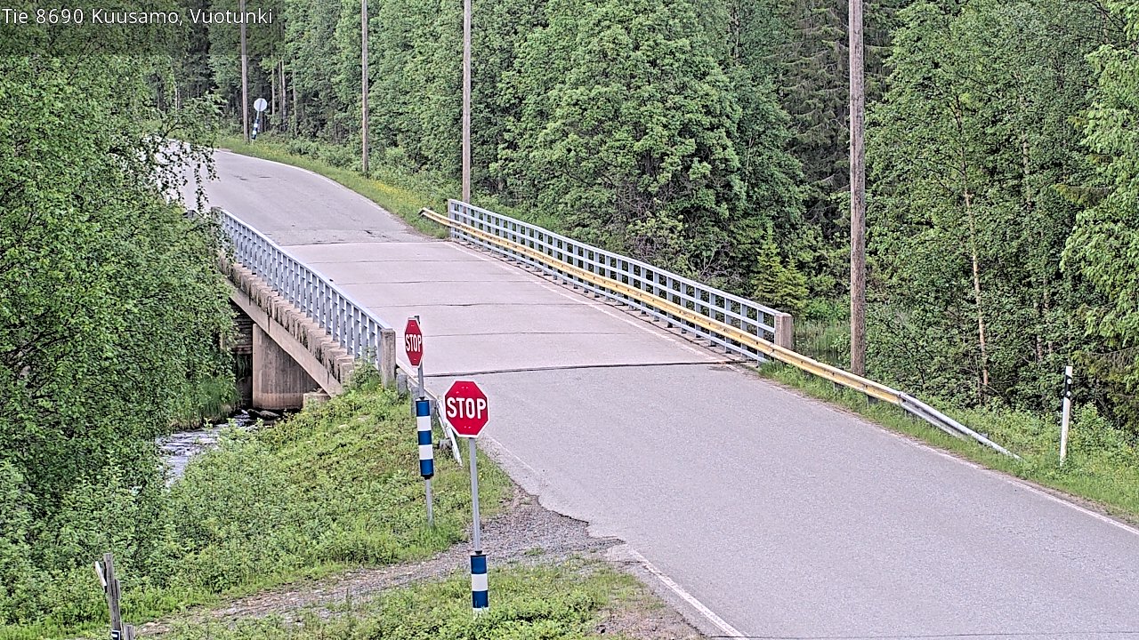 Kelikamerat Kuva Tie 8690 Kuusamo, Vuotunki, Kuusamo, Pohjois-Pohjanmaa