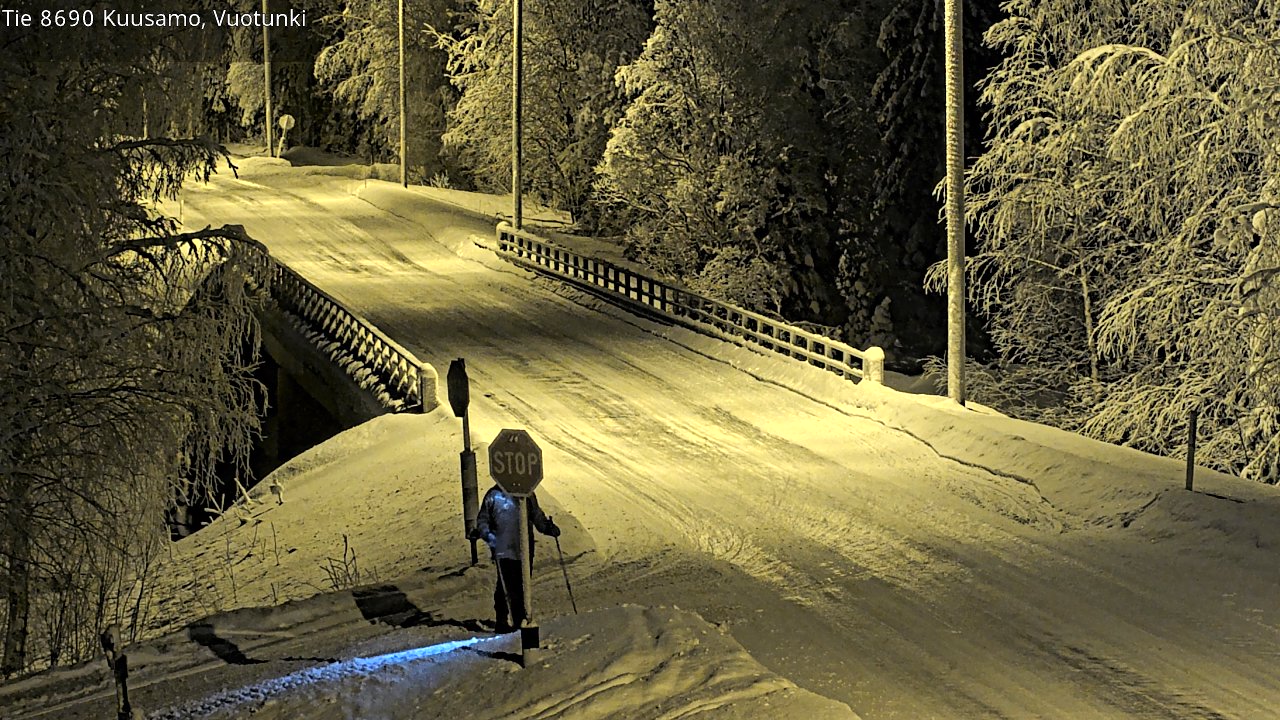 Kelikamerat Kuva Tie 8690 Kuusamo, Vuotunki, Kuusamo, Pohjois-Pohjanmaa