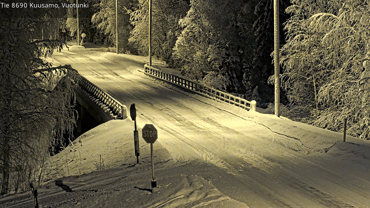 Kelikamerat Kuva Tie 8690 Kuusamo, Vuotunki, Kuusamo, Pohjois-Pohjanmaa