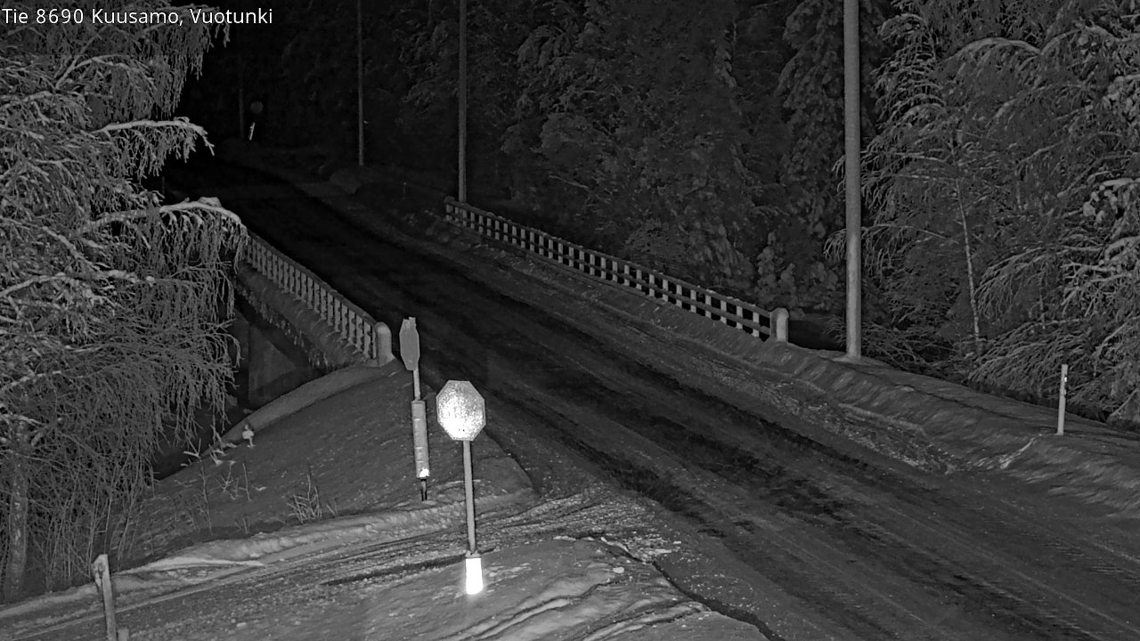 Kelikamerat Kuva Tie 8690 Kuusamo, Vuotunki, Kuusamo, Pohjois-Pohjanmaa