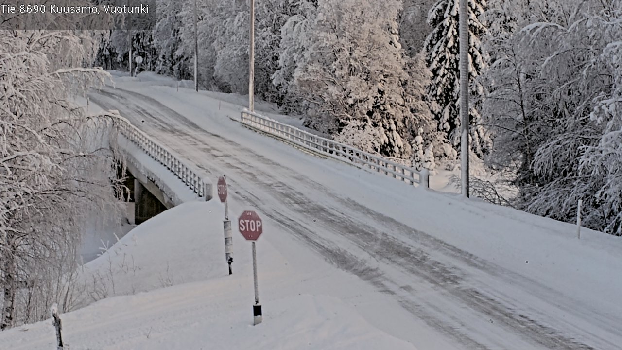 Kelikamerat Kuva Tie 8690 Kuusamo, Vuotunki, Kuusamo, Pohjois-Pohjanmaa