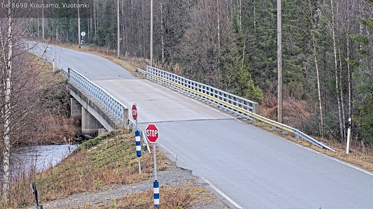 Kelikamerat Kuva Tie 8690 Kuusamo, Vuotunki, Kuusamo, Pohjois-Pohjanmaa