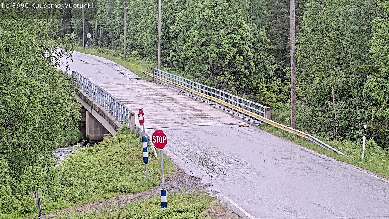 Kelikamerat Kuva Tie 8690 Kuusamo, Vuotunki, Kuusamo, Pohjois-Pohjanmaa
