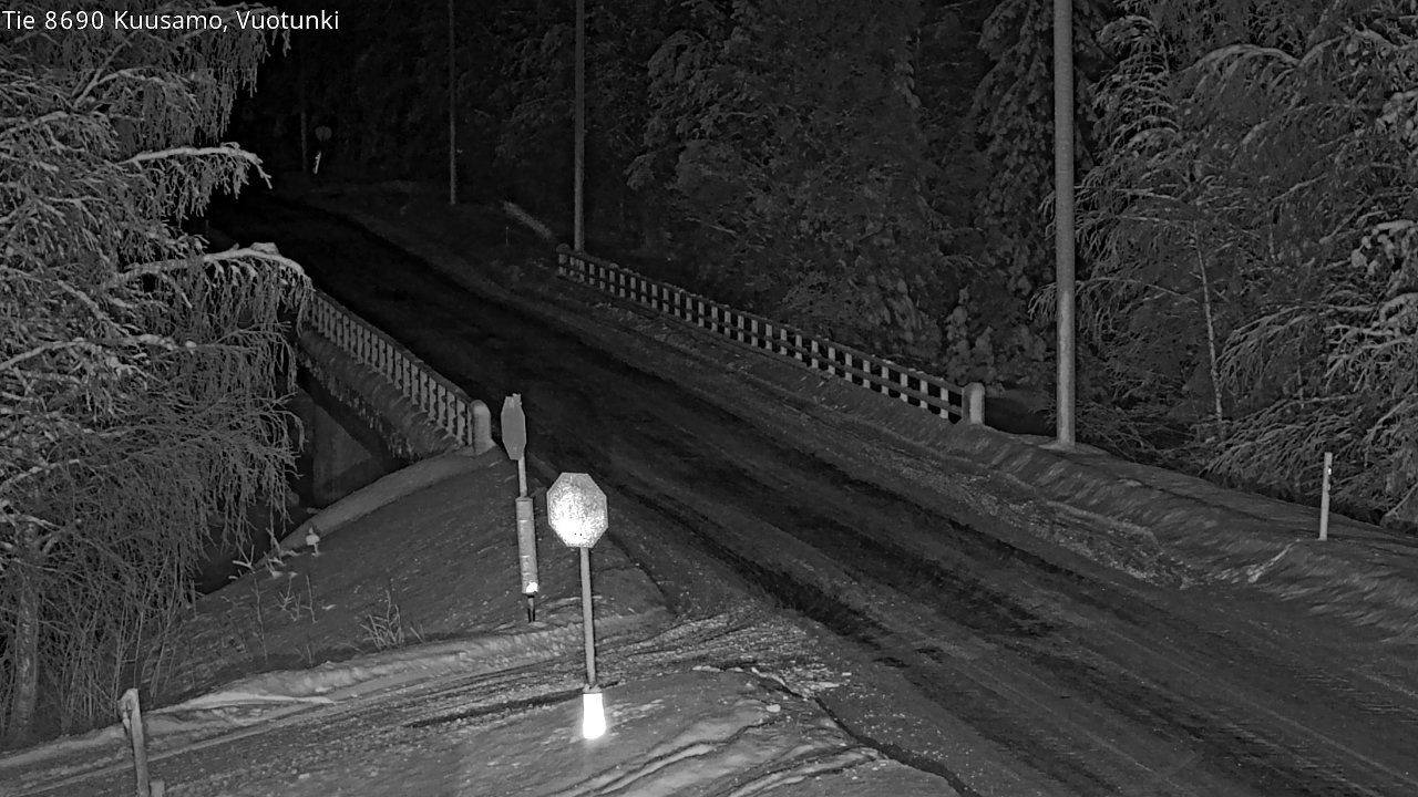 Kelikamerat Kuva Tie 8690 Kuusamo, Vuotunki, Kuusamo, Pohjois-Pohjanmaa