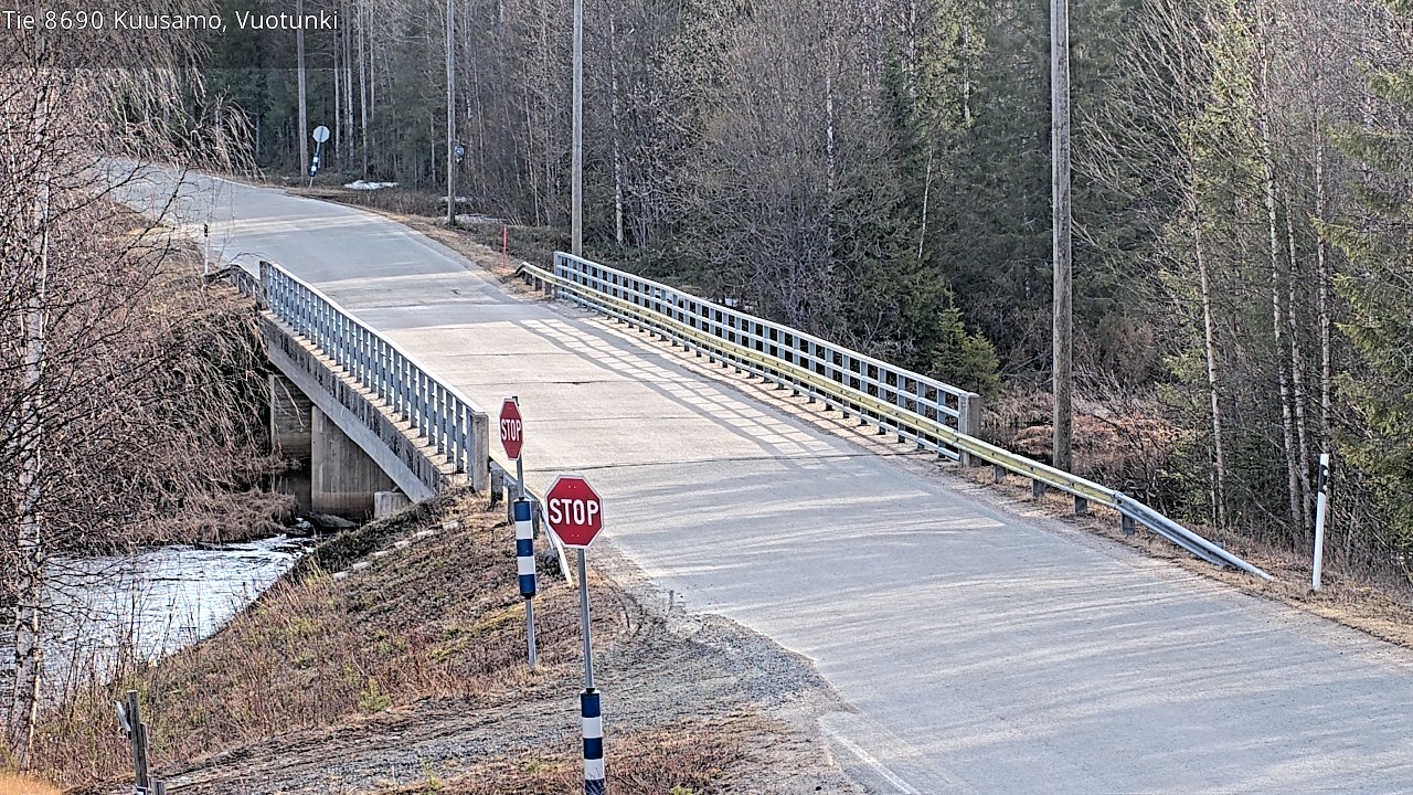 Kelikamerat Kuva Tie 8690 Kuusamo, Vuotunki, Kuusamo, Pohjois-Pohjanmaa