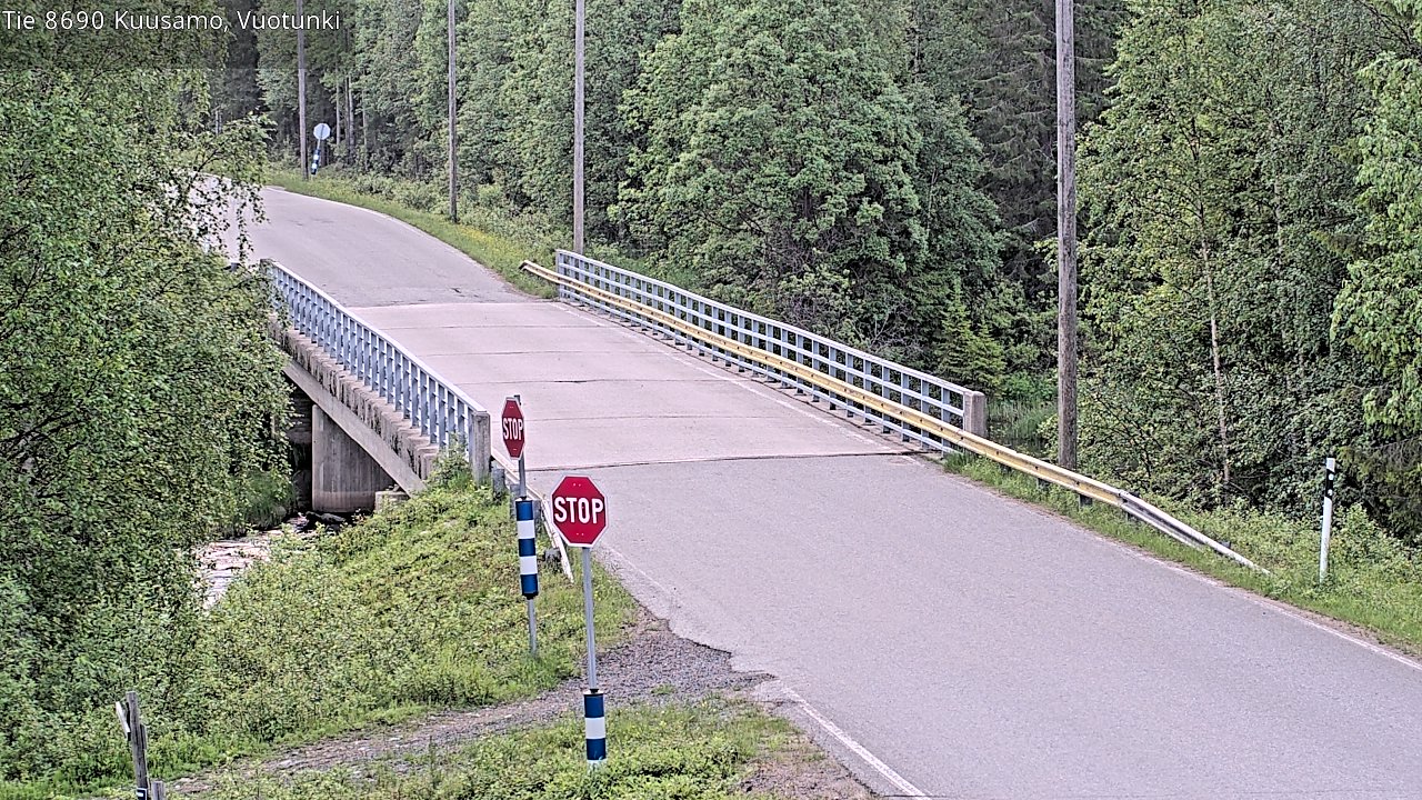 Kelikamerat Kuva Tie 8690 Kuusamo, Vuotunki, Kuusamo, Pohjois-Pohjanmaa