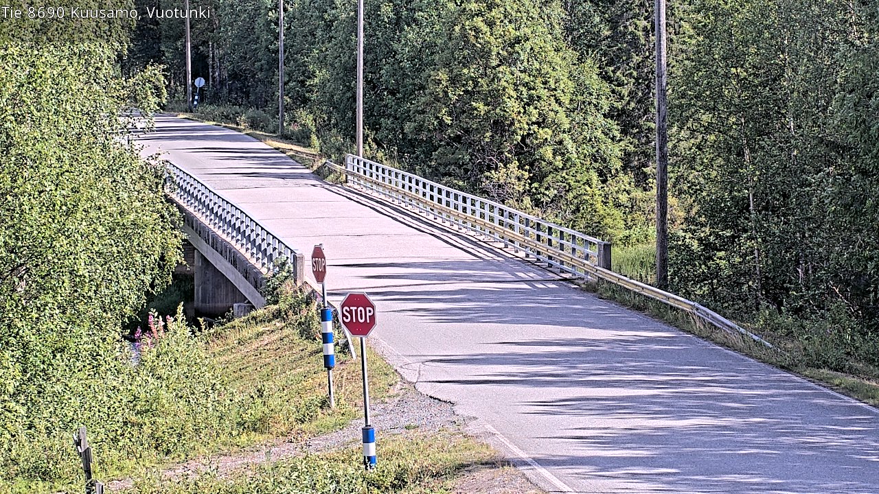 Kelikamerat Kuva Tie 8690 Kuusamo, Vuotunki, Kuusamo, Pohjois-Pohjanmaa