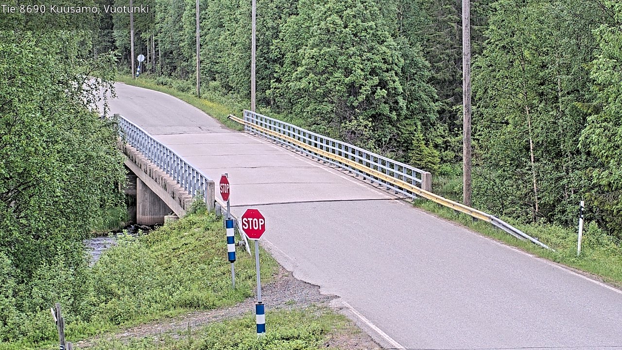 Kelikamerat Kuva Tie 8690 Kuusamo, Vuotunki, Kuusamo, Pohjois-Pohjanmaa