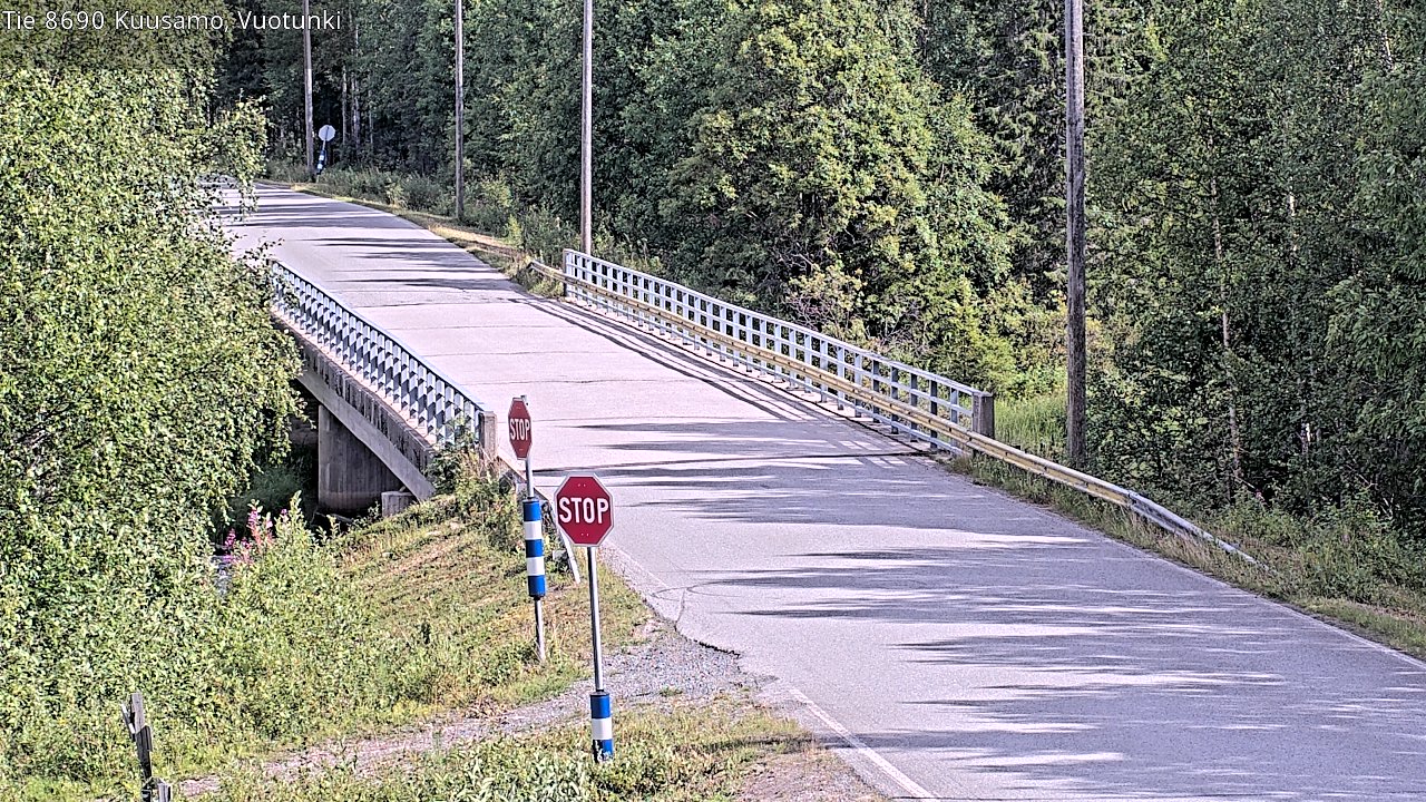 Kelikamerat Kuva Tie 8690 Kuusamo, Vuotunki, Kuusamo, Pohjois-Pohjanmaa