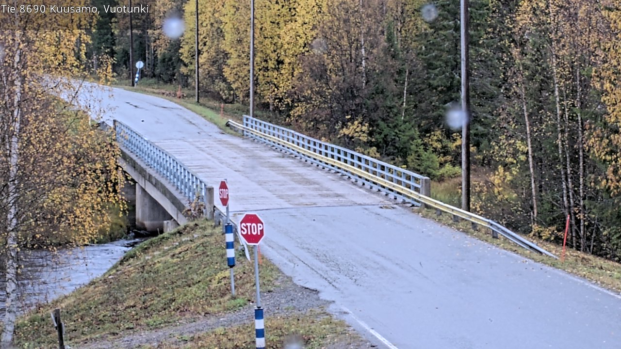 Kelikamerat Kuva Tie 8690 Kuusamo, Vuotunki, Kuusamo, Pohjois-Pohjanmaa