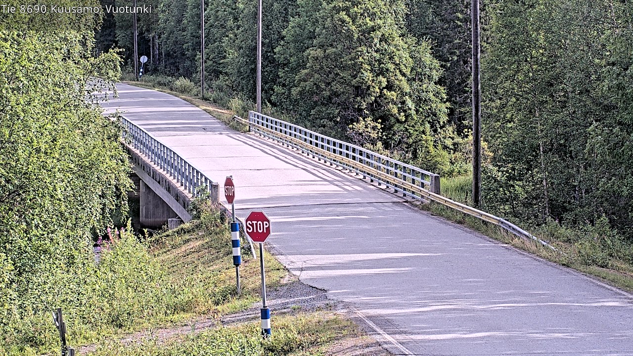Kelikamerat Kuva Tie 8690 Kuusamo, Vuotunki, Kuusamo, Pohjois-Pohjanmaa