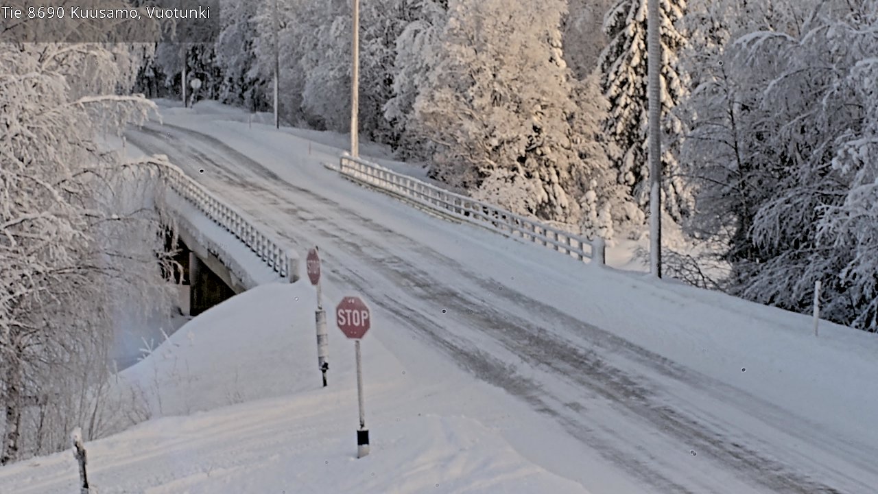 Kelikamerat Kuva Tie 8690 Kuusamo, Vuotunki, Kuusamo, Pohjois-Pohjanmaa