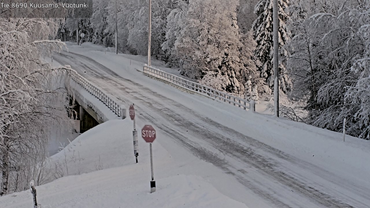 Kelikamerat Kuva Tie 8690 Kuusamo, Vuotunki, Kuusamo, Pohjois-Pohjanmaa