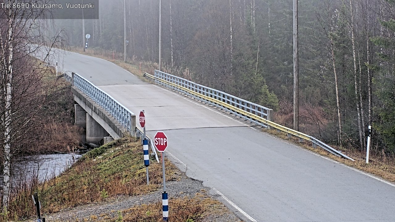 Kelikamerat Kuva Tie 8690 Kuusamo, Vuotunki, Kuusamo, Pohjois-Pohjanmaa