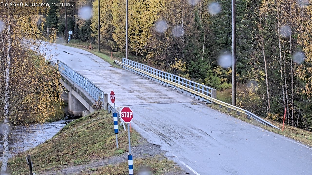 Kelikamerat Kuva Tie 8690 Kuusamo, Vuotunki, Kuusamo, Pohjois-Pohjanmaa