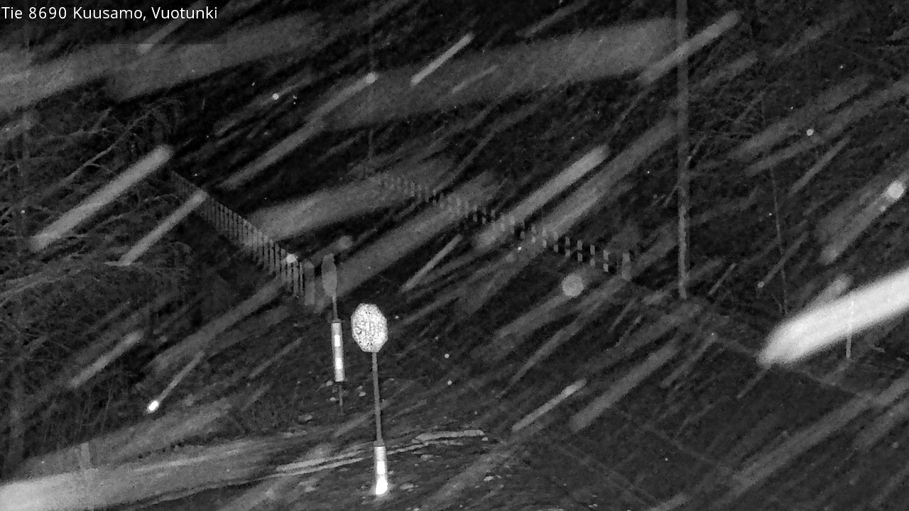 Kelikamerat Kuva Tie 8690 Kuusamo, Vuotunki, Kuusamo, Pohjois-Pohjanmaa