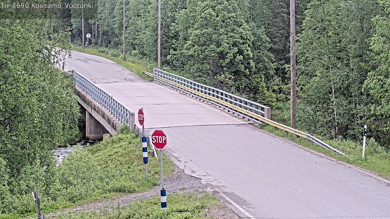 Kelikamerat Kuva Tie 8690 Kuusamo, Vuotunki, Kuusamo, Pohjois-Pohjanmaa