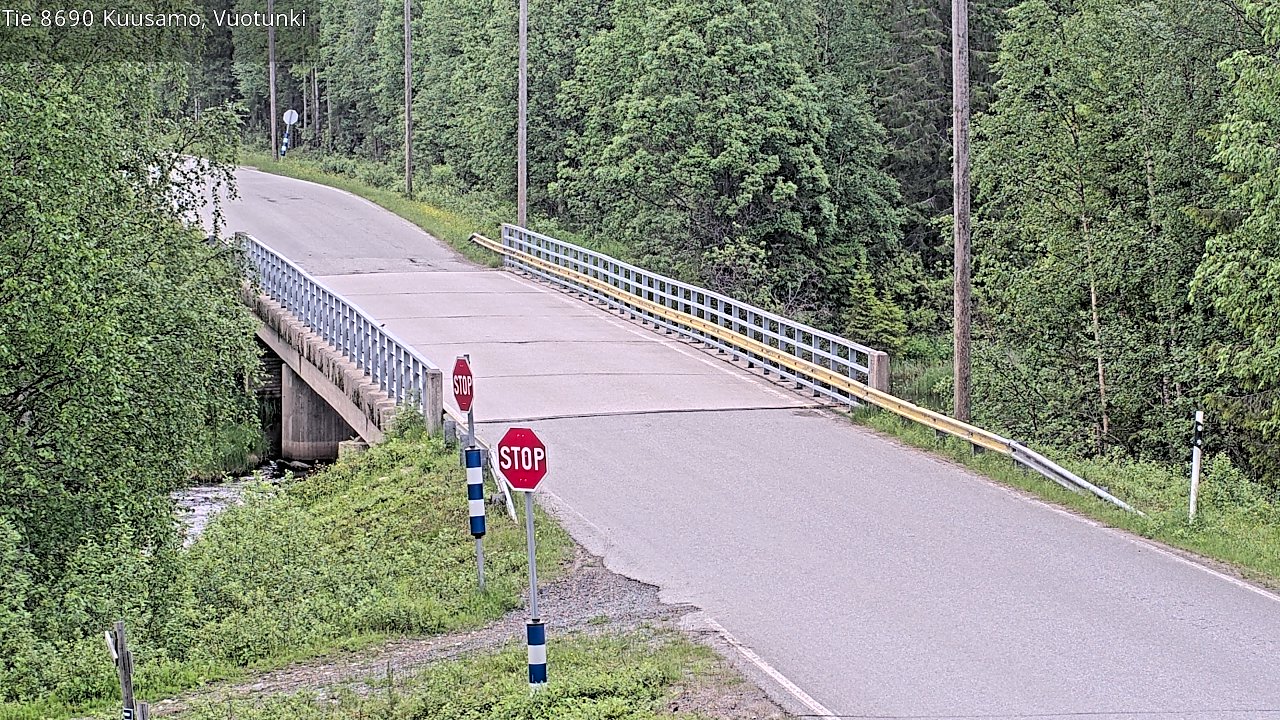 Kelikamerat Kuva Tie 8690 Kuusamo, Vuotunki, Kuusamo, Pohjois-Pohjanmaa