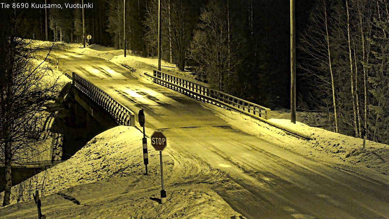 Kelikamerat Kuva Tie 8690 Kuusamo, Vuotunki, Kuusamo, Pohjois-Pohjanmaa