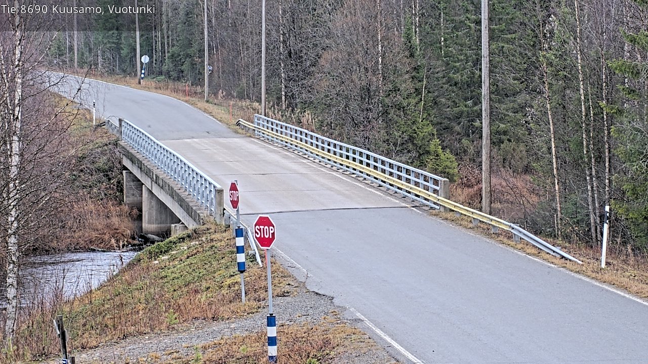 Kelikamerat Kuva Tie 8690 Kuusamo, Vuotunki, Kuusamo, Pohjois-Pohjanmaa