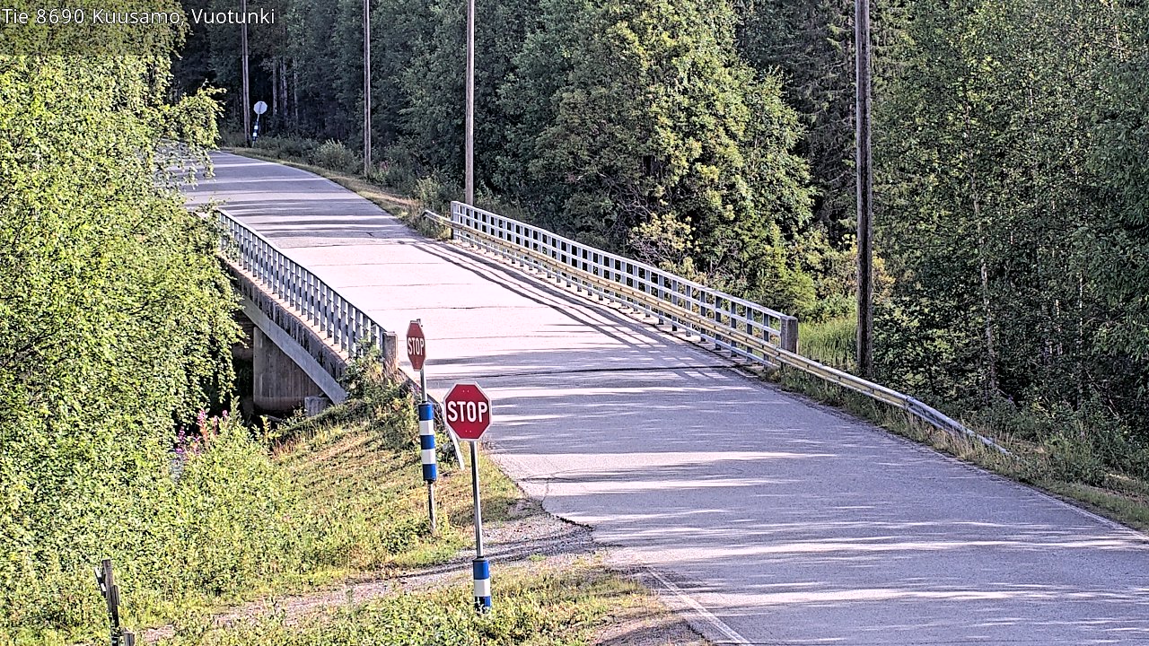 Kelikamerat Kuva Tie 8690 Kuusamo, Vuotunki, Kuusamo, Pohjois-Pohjanmaa