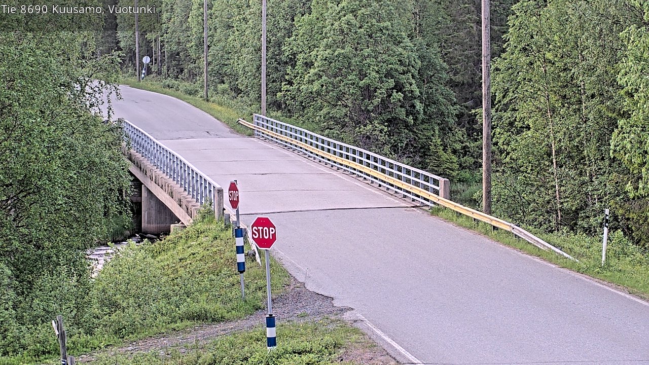 Kelikamerat Kuva Tie 8690 Kuusamo, Vuotunki, Kuusamo, Pohjois-Pohjanmaa