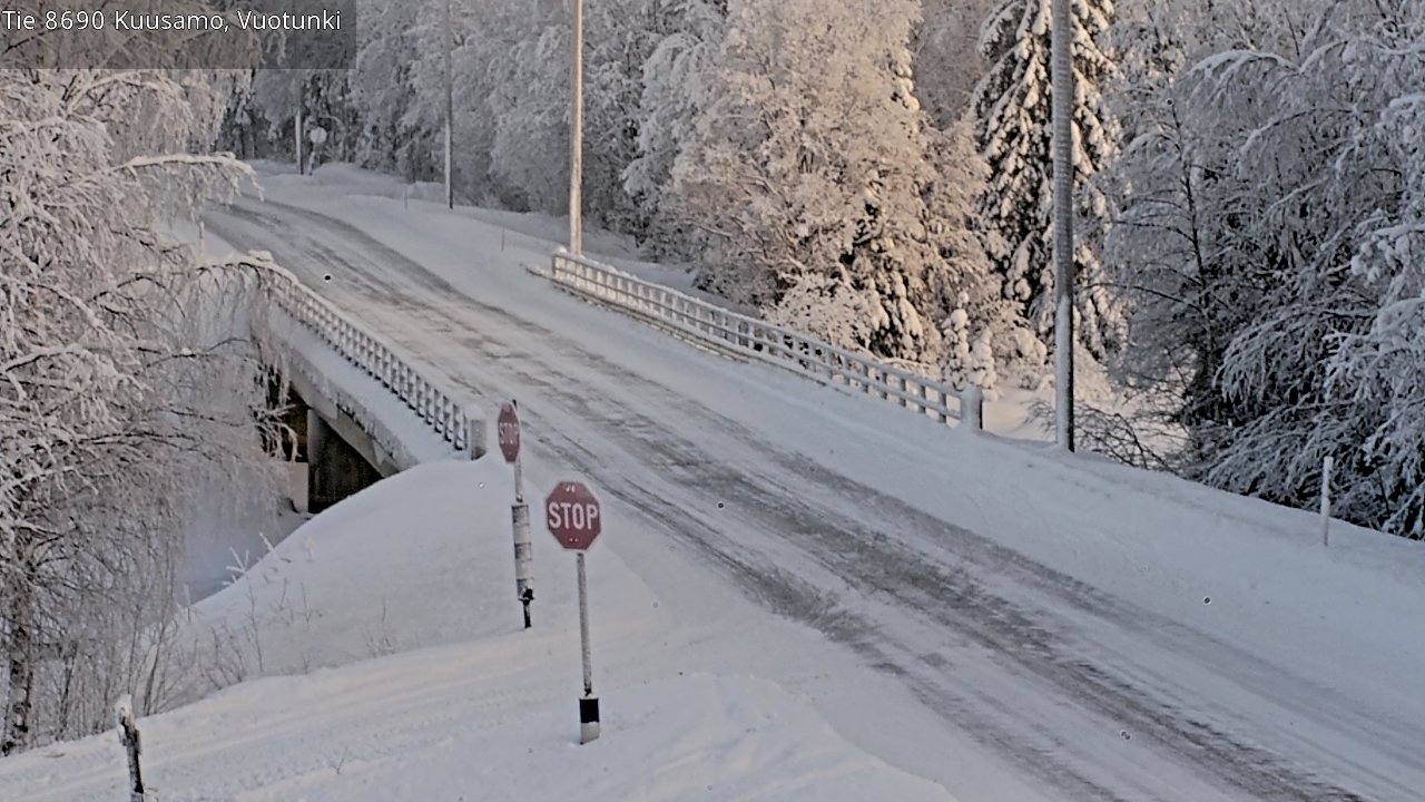 Kelikamerat Kuva Tie 8690 Kuusamo, Vuotunki, Kuusamo, Pohjois-Pohjanmaa