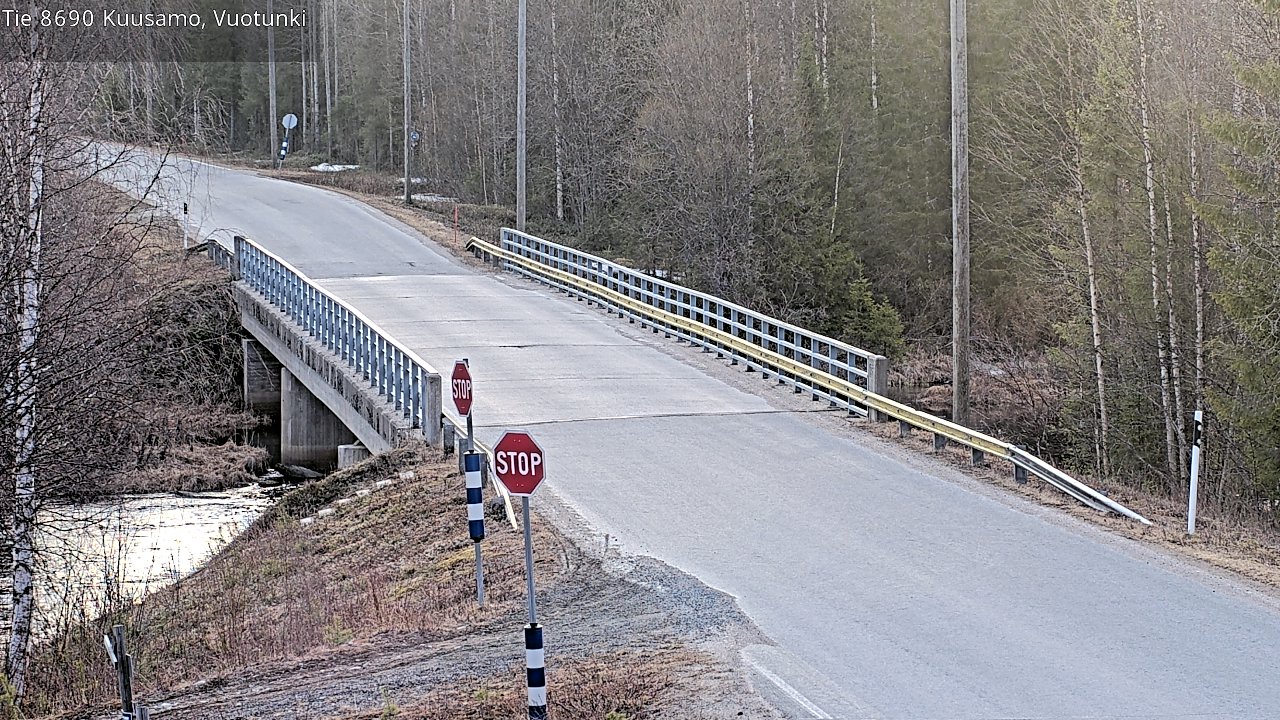 Kelikamerat Kuva Tie 8690 Kuusamo, Vuotunki, Kuusamo, Pohjois-Pohjanmaa