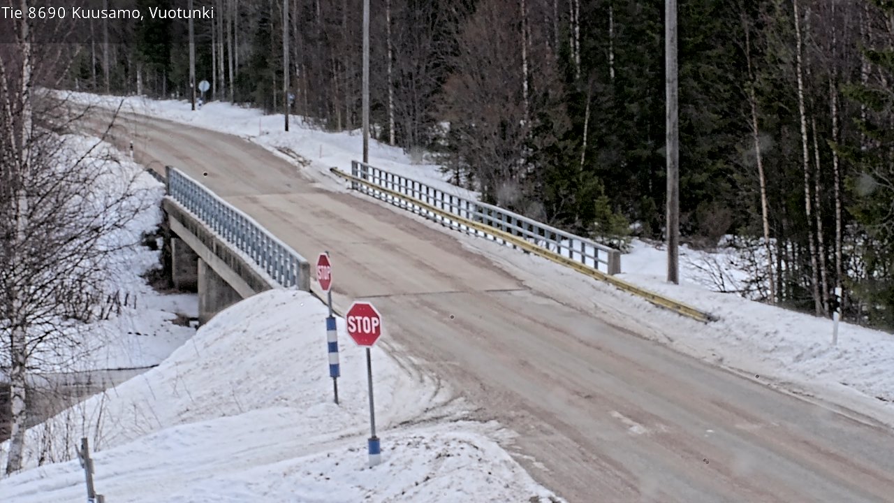 Kelikamerat Kuva Tie 8690 Kuusamo, Vuotunki, Kuusamo, Pohjois-Pohjanmaa