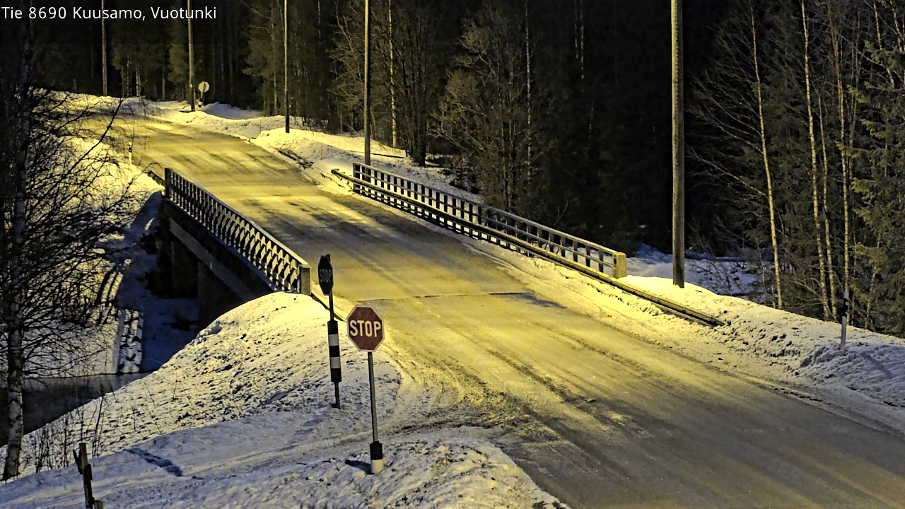 Kelikamerat Kuva Tie 8690 Kuusamo, Vuotunki, Kuusamo, Pohjois-Pohjanmaa