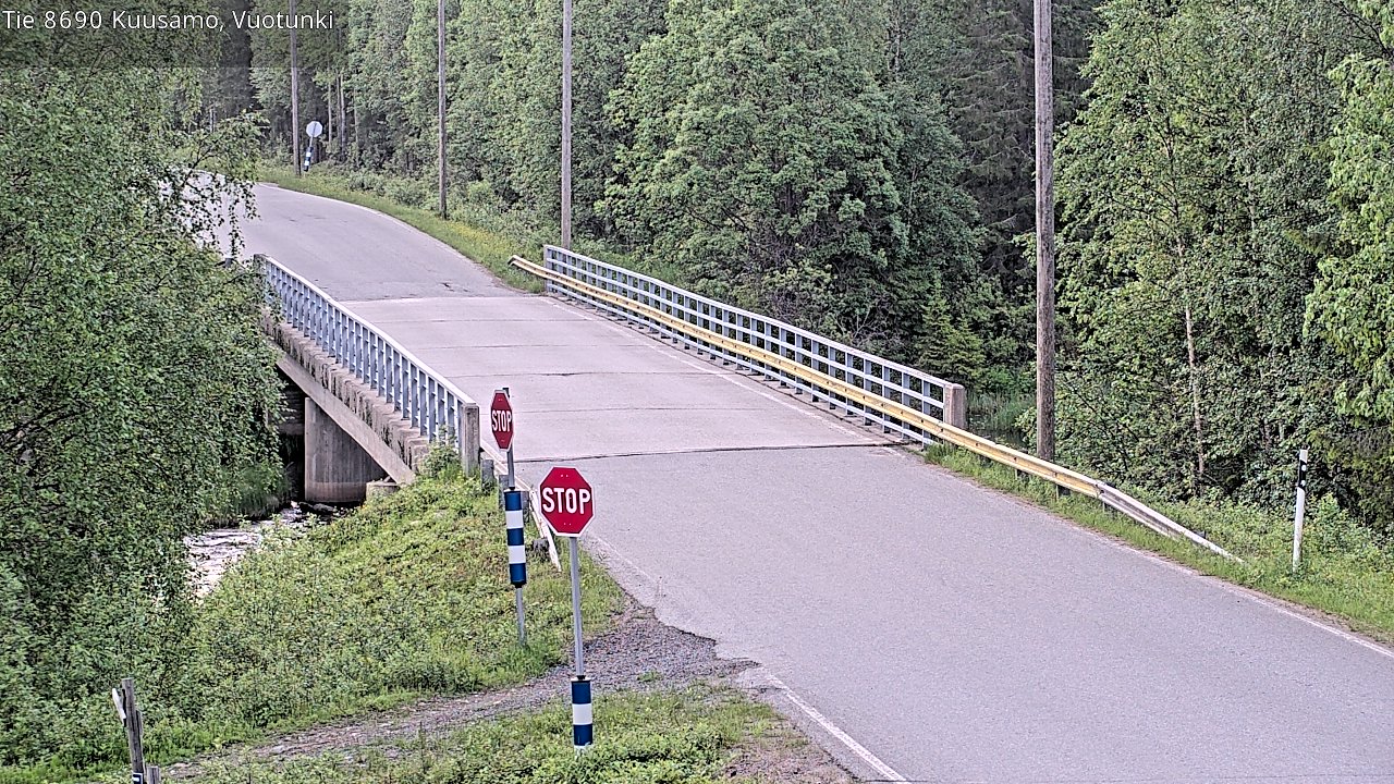 Kelikamerat Kuva Tie 8690 Kuusamo, Vuotunki, Kuusamo, Pohjois-Pohjanmaa