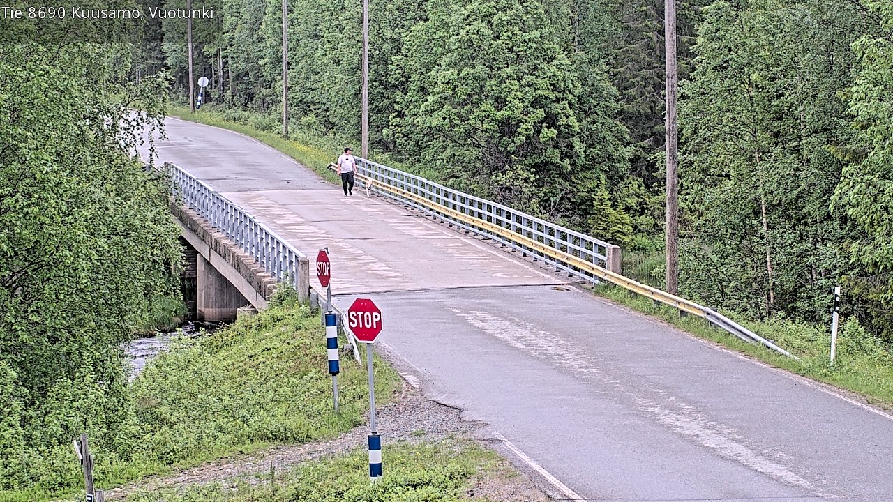 Kelikamerat Kuva Tie 8690 Kuusamo, Vuotunki, Kuusamo, Pohjois-Pohjanmaa