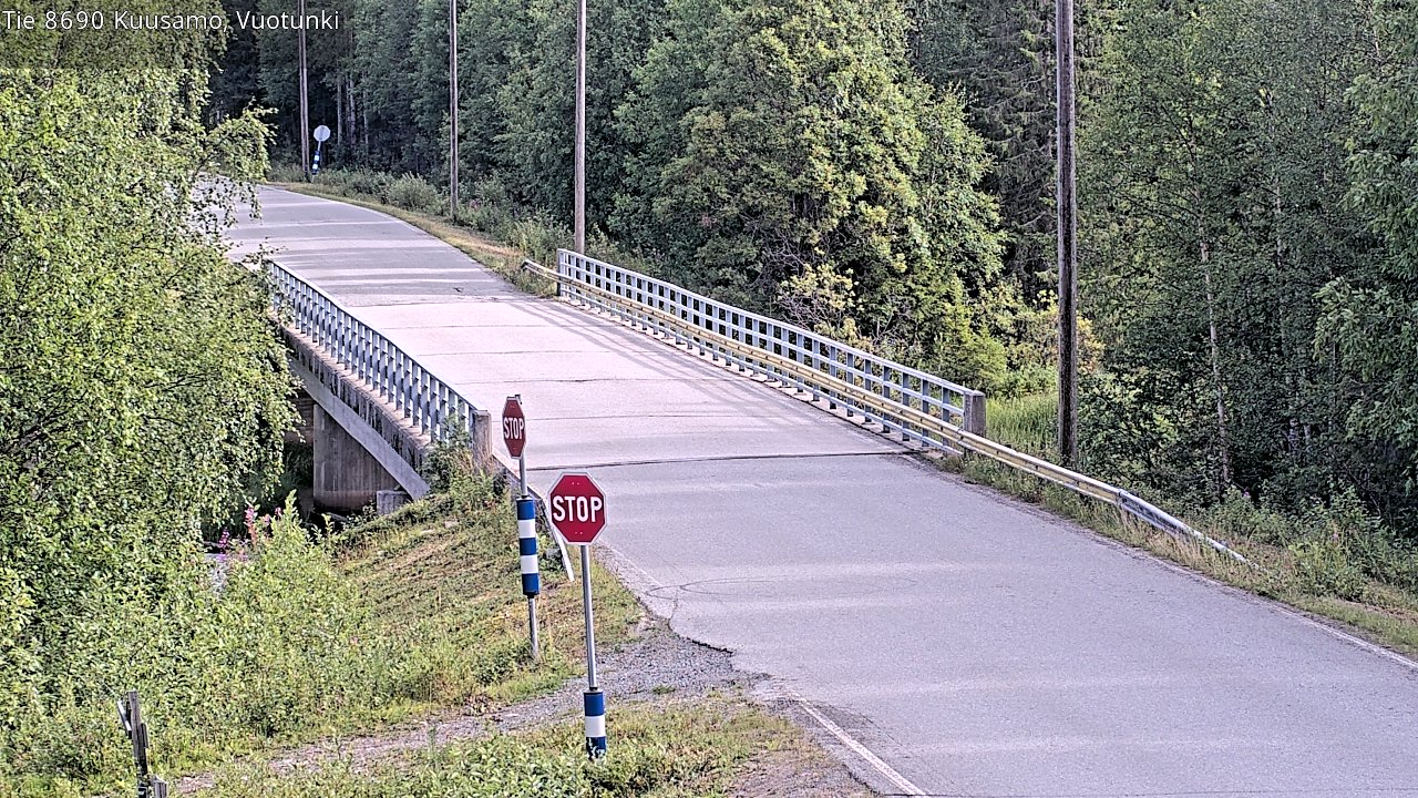Kelikamerat Kuva Tie 8690 Kuusamo, Vuotunki, Kuusamo, Pohjois-Pohjanmaa