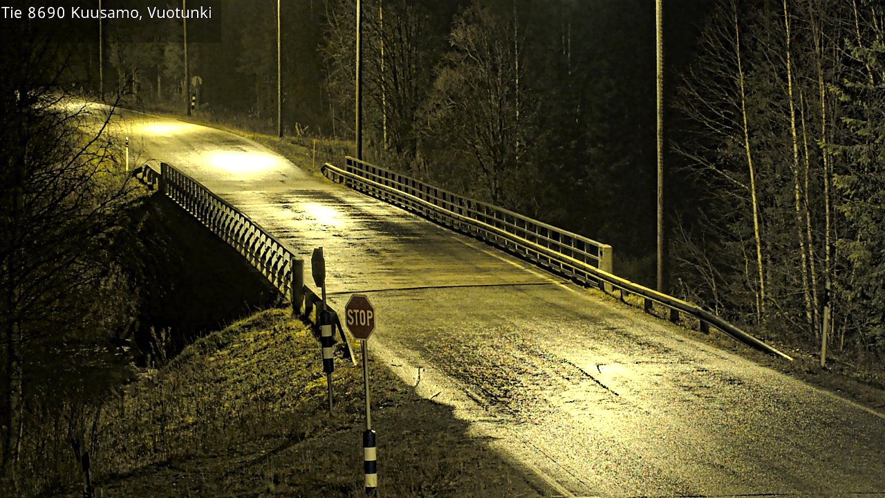 Kelikamerat Kuva Tie 8690 Kuusamo, Vuotunki, Kuusamo, Pohjois-Pohjanmaa