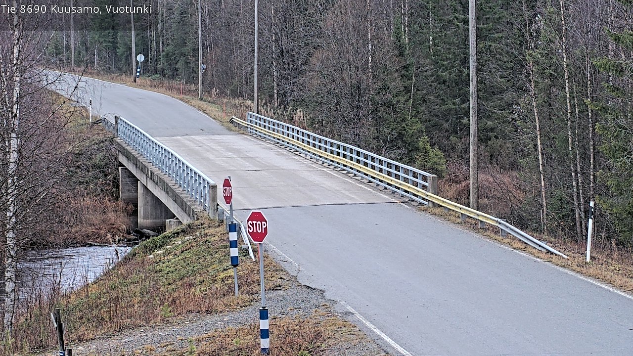 Kelikamerat Kuva Tie 8690 Kuusamo, Vuotunki, Kuusamo, Pohjois-Pohjanmaa