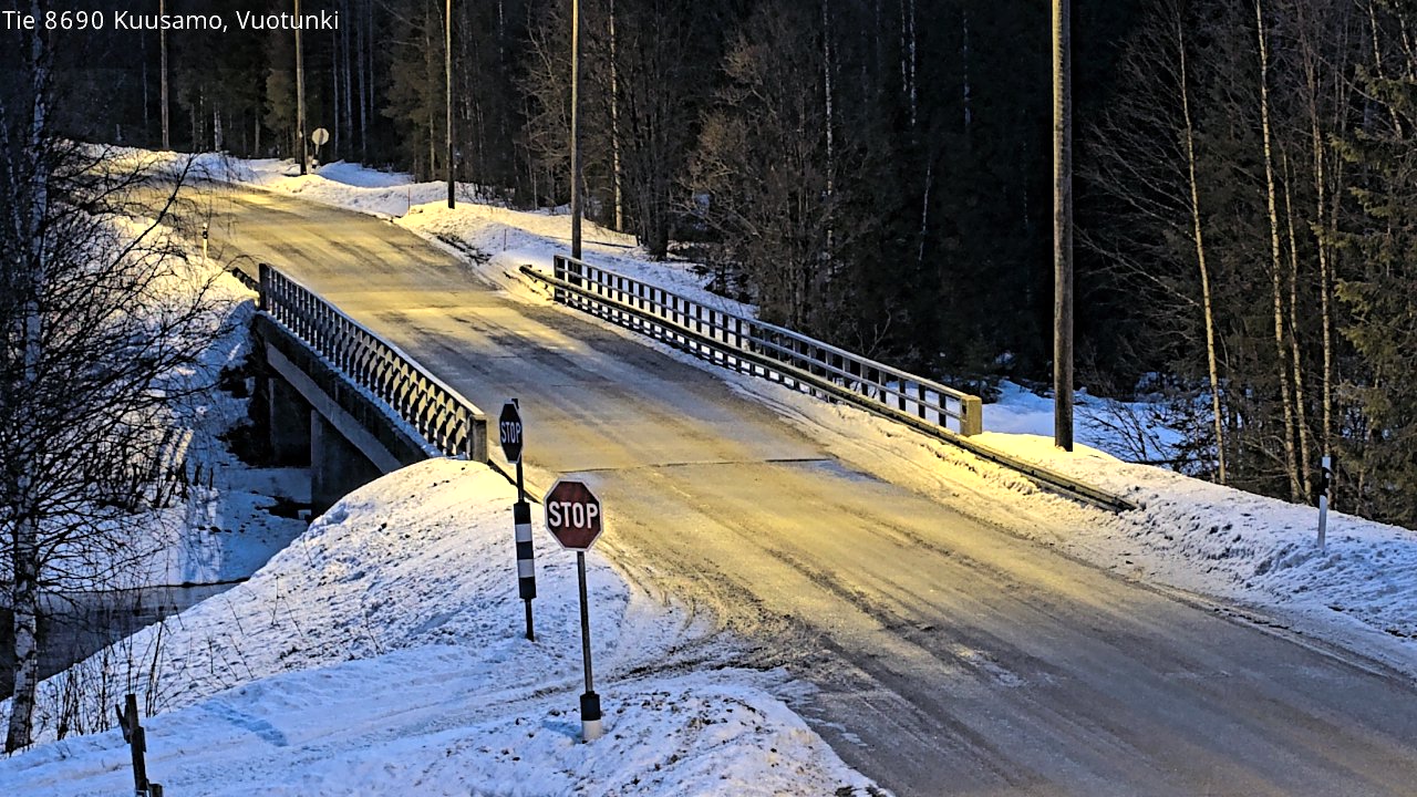 Kelikamerat Kuva Tie 8690 Kuusamo, Vuotunki, Kuusamo, Pohjois-Pohjanmaa