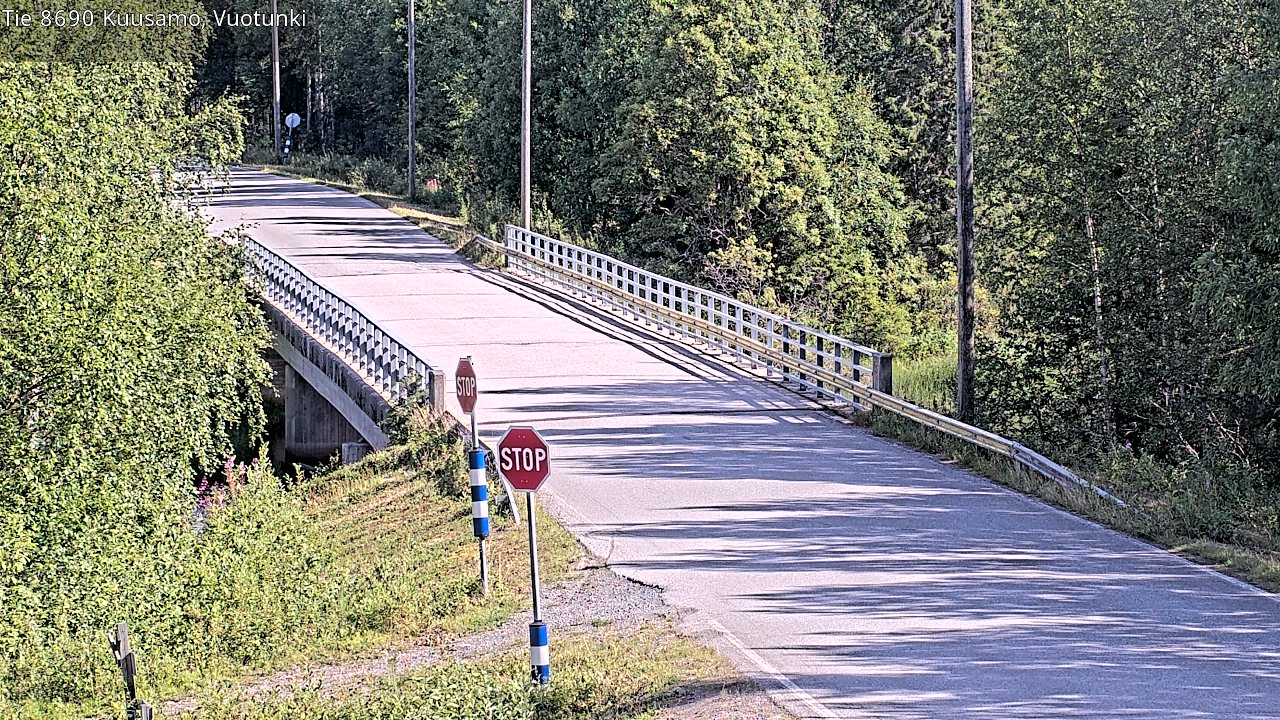 Kelikamerat Kuva Tie 8690 Kuusamo, Vuotunki, Kuusamo, Pohjois-Pohjanmaa