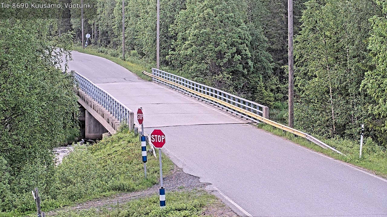 Kelikamerat Kuva Tie 8690 Kuusamo, Vuotunki, Kuusamo, Pohjois-Pohjanmaa