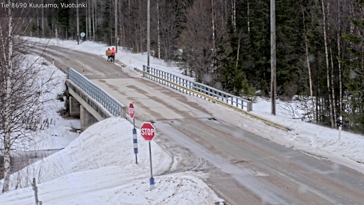 Weather Camera Image Road 8690 Kuusamo, Vuotunki, Kuusamo, Pohjois-Pohjanmaa