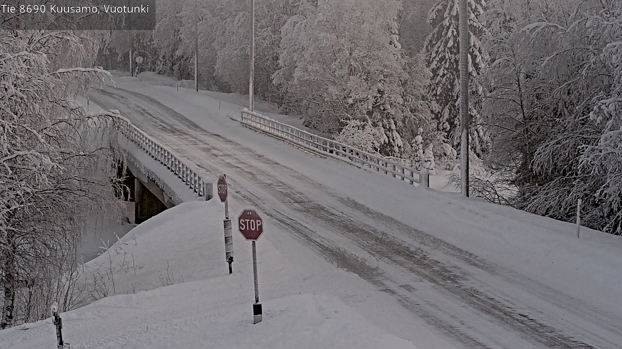 Kelikamerat Kuva Tie 8690 Kuusamo, Vuotunki, Kuusamo, Pohjois-Pohjanmaa