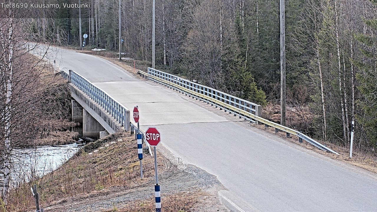 Kelikamerat Kuva Tie 8690 Kuusamo, Vuotunki, Kuusamo, Pohjois-Pohjanmaa