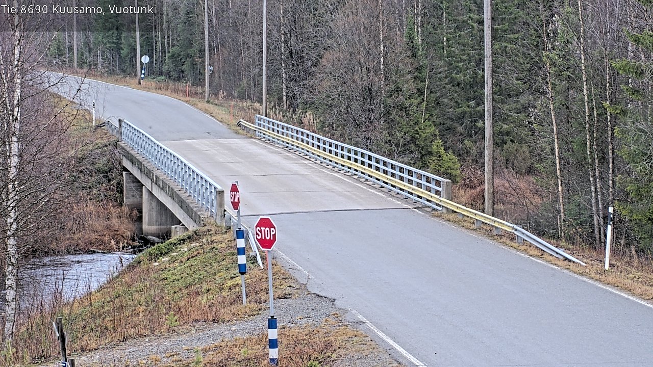 Kelikamerat Kuva Tie 8690 Kuusamo, Vuotunki, Kuusamo, Pohjois-Pohjanmaa