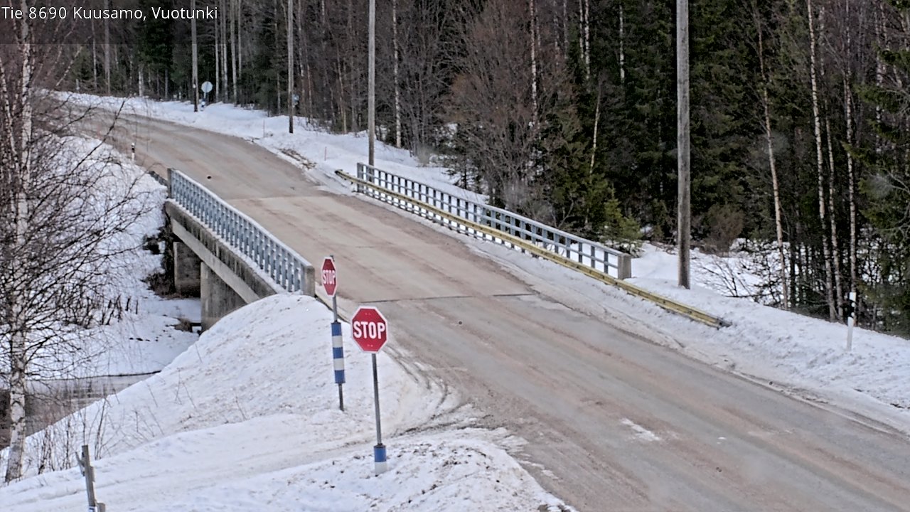 Kelikamerat Kuva Tie 8690 Kuusamo, Vuotunki, Kuusamo, Pohjois-Pohjanmaa