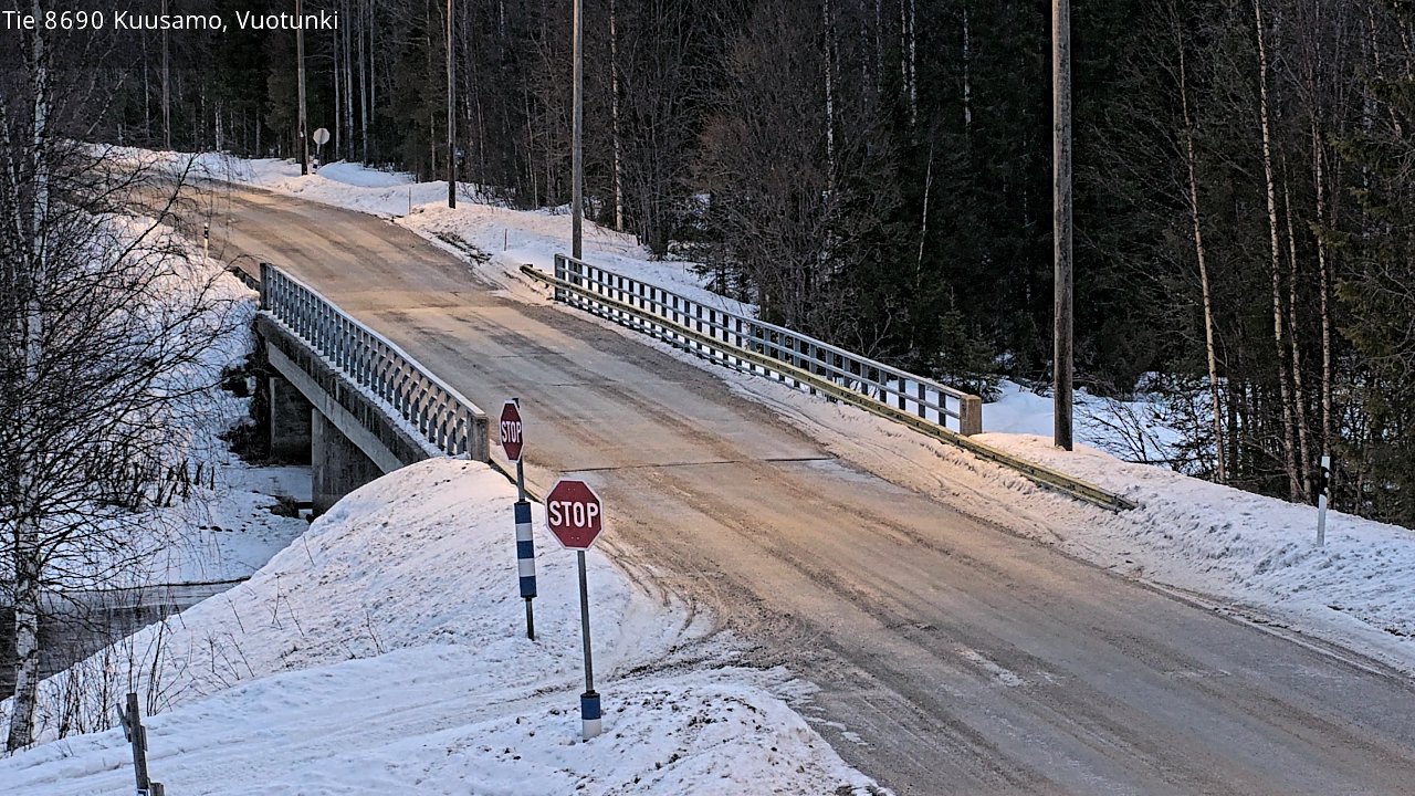 Kelikamerat Kuva Tie 8690 Kuusamo, Vuotunki, Kuusamo, Pohjois-Pohjanmaa
